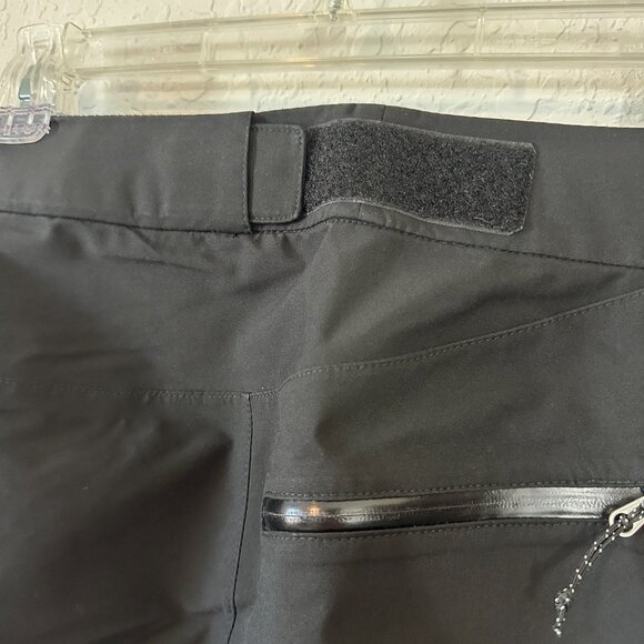 Eddie Bauer M Cloud Cap Stretch Rain Pants Black Waterproof Outer Layer - Picture 5 of 9